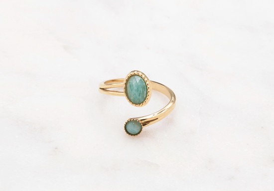 Bague Prinze - Amazonite