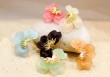 Boucles d'oreilles Bloom bleu ciel