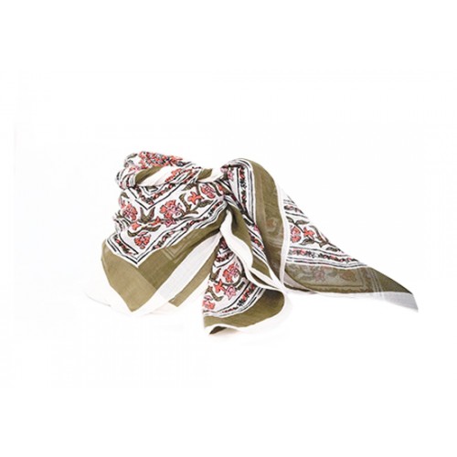 Foulard Asha - vert olive