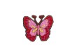 Broche Papillon rose