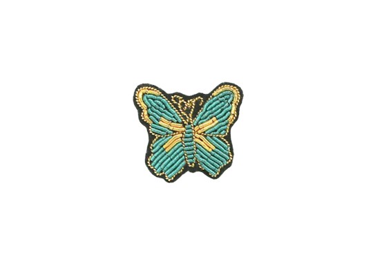 Broche mini Papillon vert