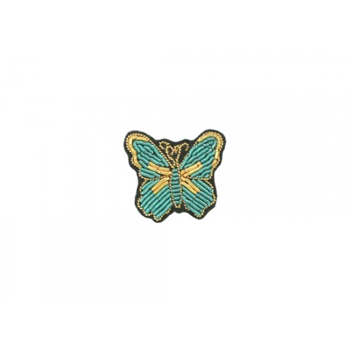 Broche mini Papillon vert