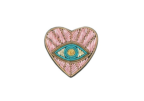 Broche Nazar rose