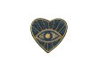 Broche Nazar bleu marine