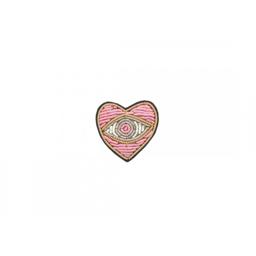 Broche mini Nazar rose