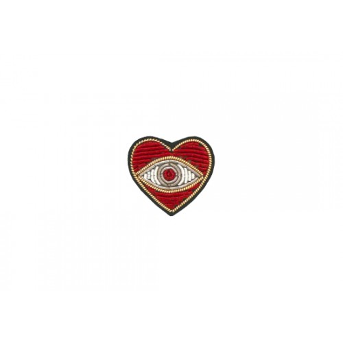 Broche mini Nazar rouge