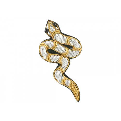 Broche Serpent doré