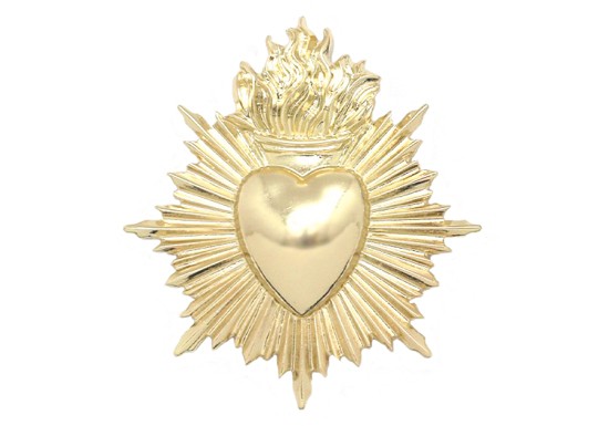 Broche aimantée Ex voto doré