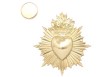 Broche aimantée Ex voto doré