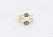 Bague Lunatéssa Jaspe vert