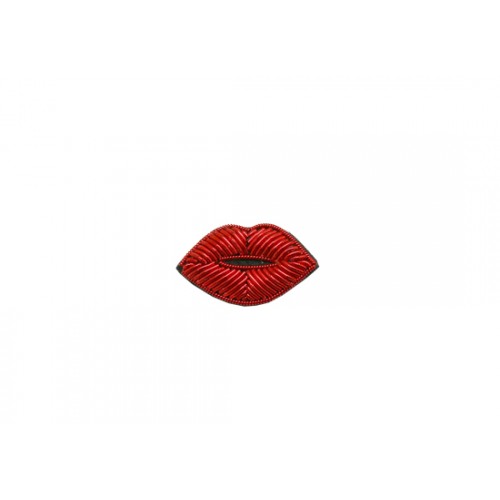 Broche Mini bouche rouge