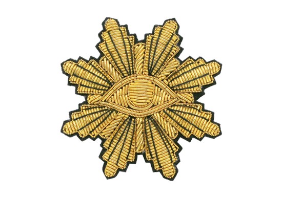 Broche Radiant œil doré