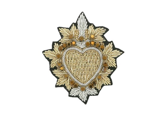 Broche Ex voto doré