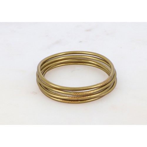 Bracelet Bouddhiste fin - Dark Antique Gold