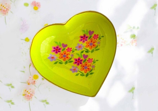 Coupelle cœur Bloom Bunch jaune
