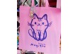 Tote bag Magic Cat