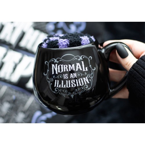 Set Mug et Chaussettes "Normal is an Illusion"