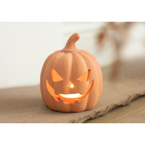 Photophore Citrouille d'Halloween