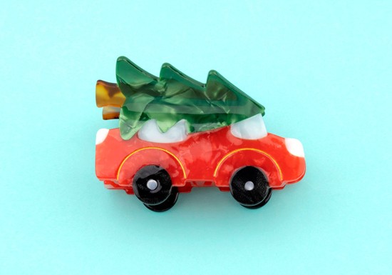 Pince à cheveux Voiture sapin