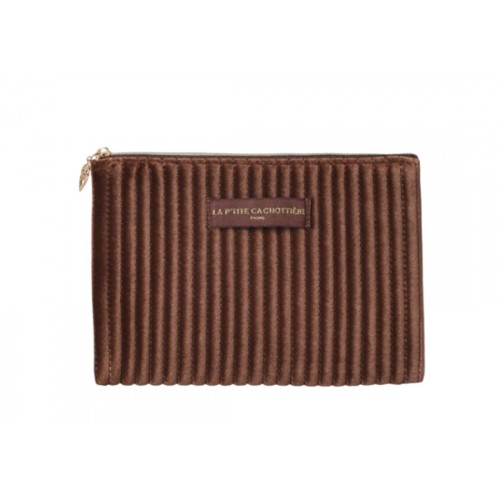 Pochette Velours cappuccino