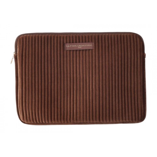 Pochette ordinateur 13-14'' Velours cappuccino