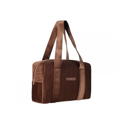 Sac week end Velours cappuccino