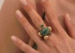 Bague Claryssia - Aventurine bleue