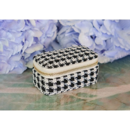 Boite Marie Pied-de-poule Noir