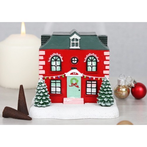 Brûleur d'encens Maison de Noël