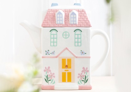 Théière Cottage pastel