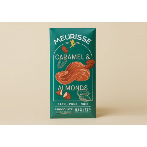 Chocolat noir avec amandes caramélisées