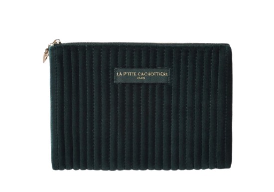 Pochette Velours - Vert