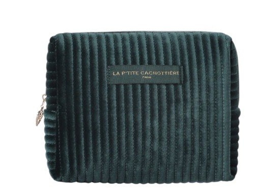 Trousse velours - Vert