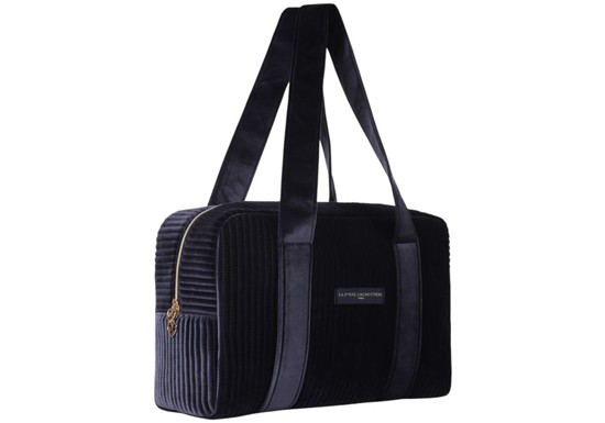 Sac week end Velours - Bleu