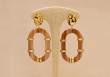 Boucles d'oreilles Keya marron