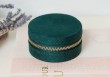 Boite Yvonne Velours Vert